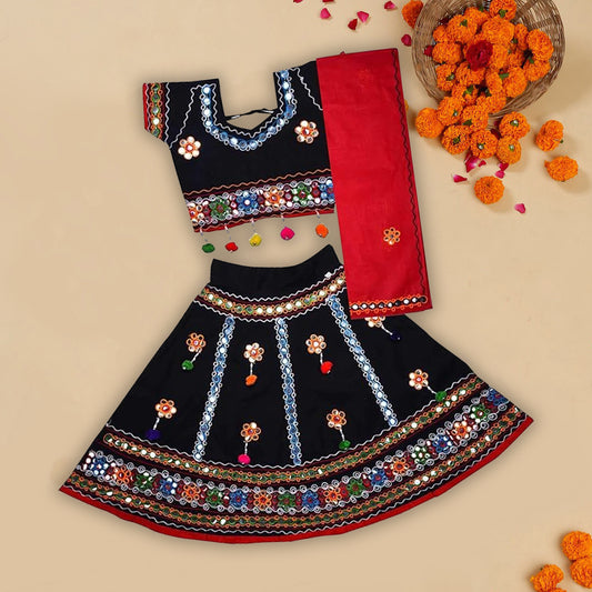 Girl's Cotton Ghaghra Choli, Leghnga Choli, Chania Choli 144