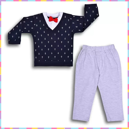 Wish Karo Cotton Clothing Set for Baby Boys hfs614nb