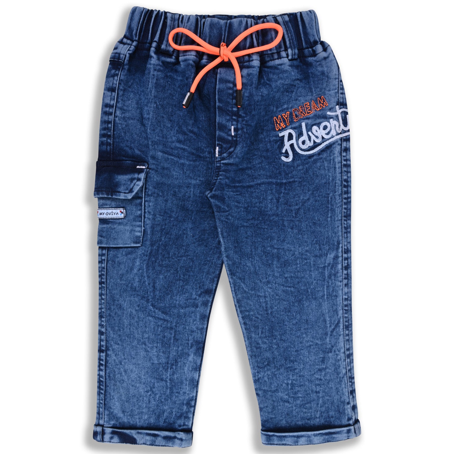 Boys Printed Regular Fit Jeans