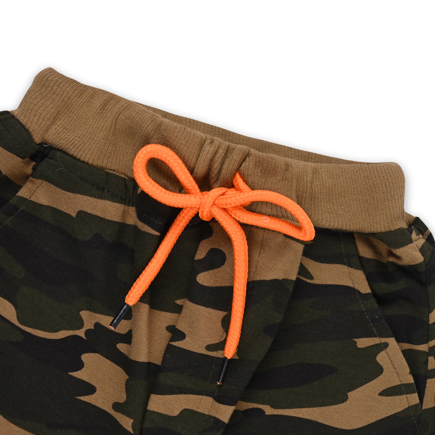 Boys Mid Rise Regular Fit camouflage Pattern Jogger Jeans