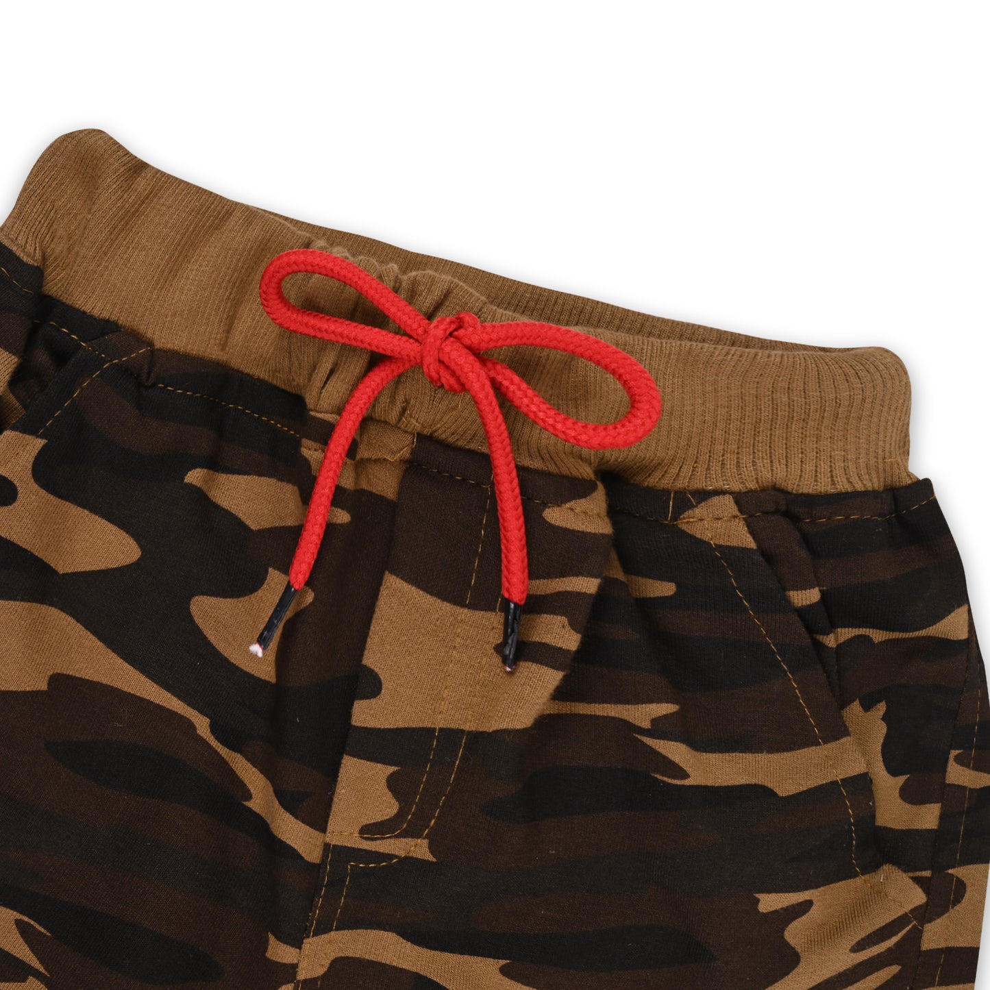 Boys Mid Rise Regular Fit camouflage Pattern Jogger Jeans