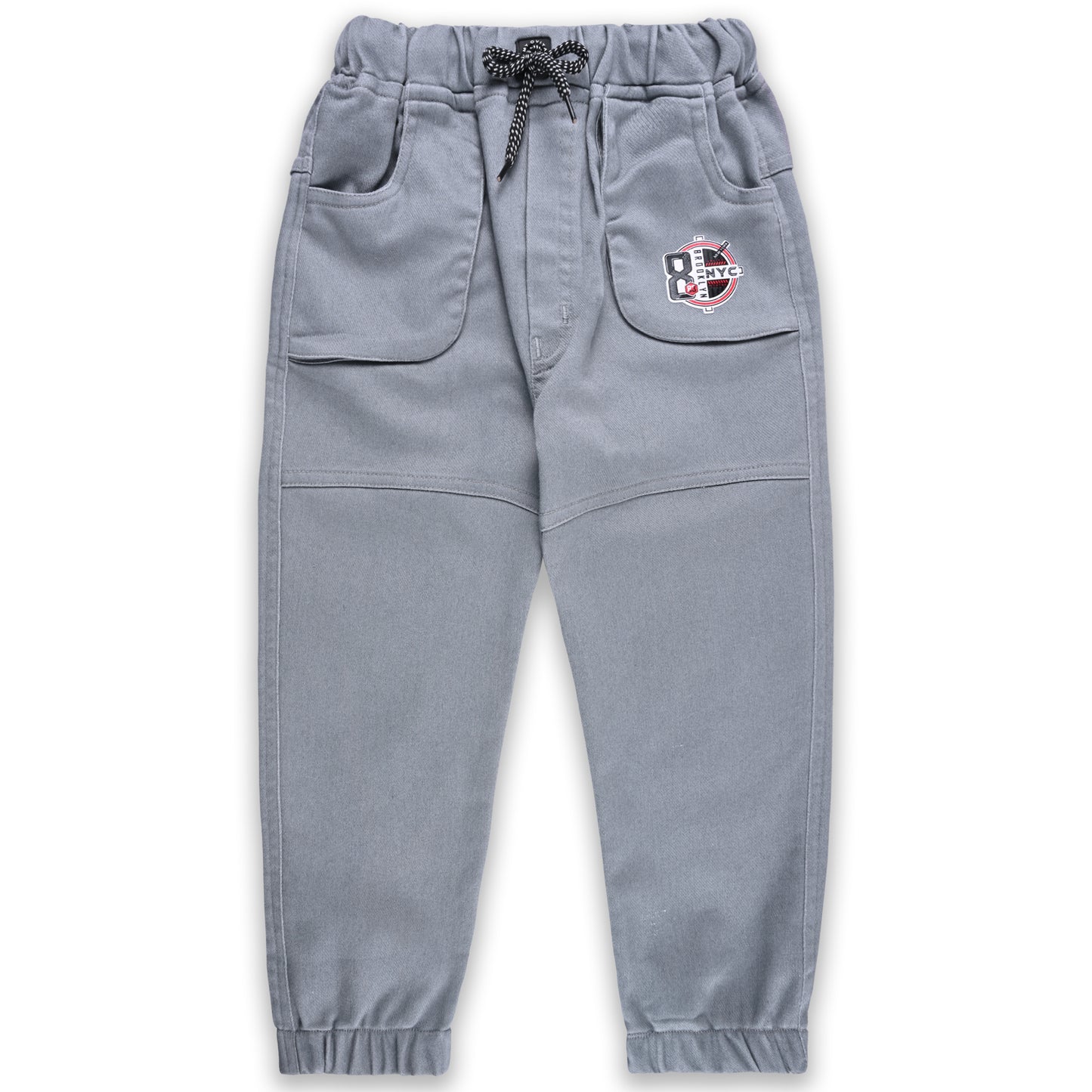 Boys Mid Rise Printed Jogger Fit Jeans