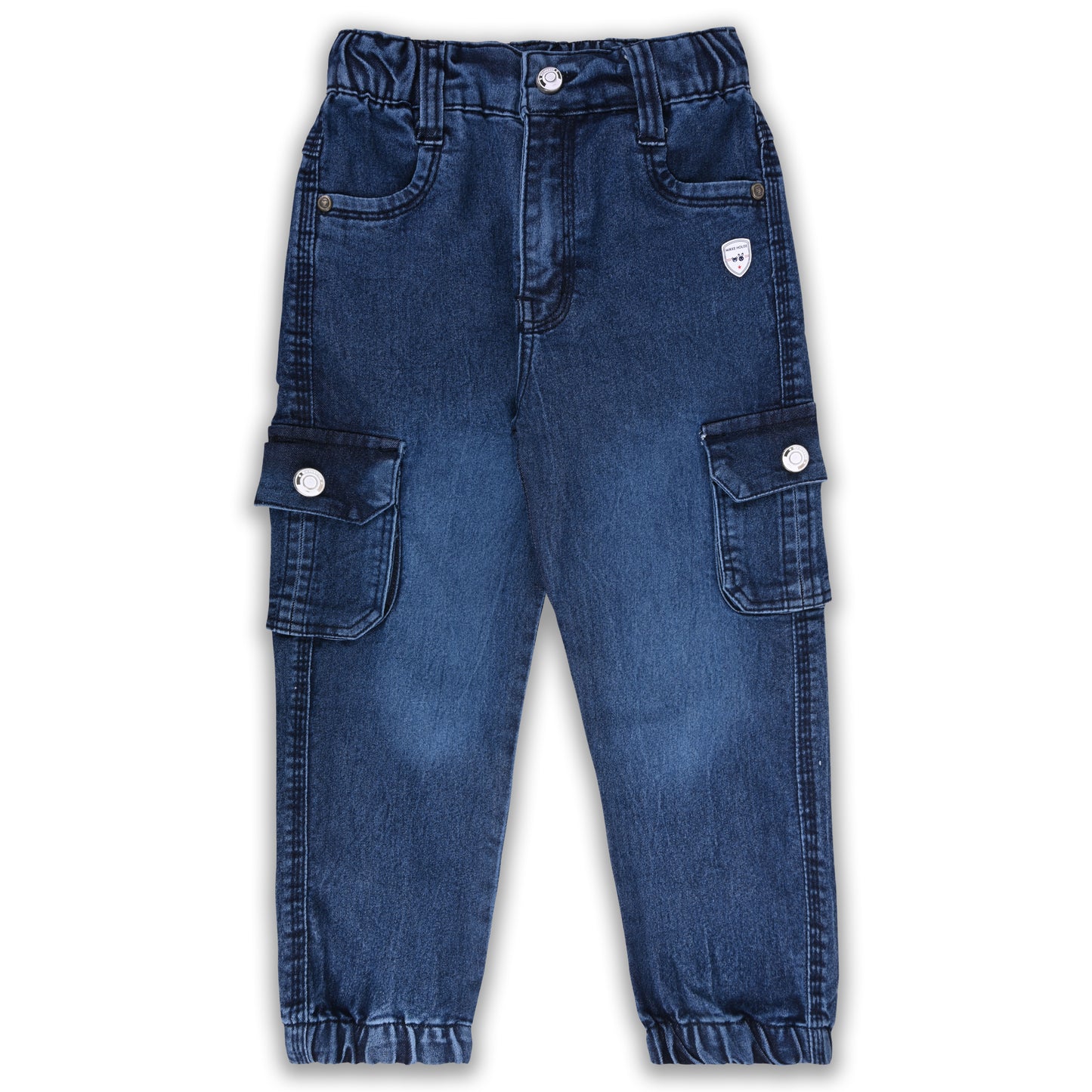 Boys Jogger Fit Solid Jeans