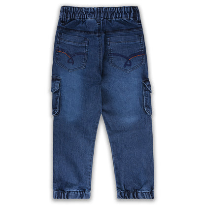 Boys Jogger Fit Solid Jeans