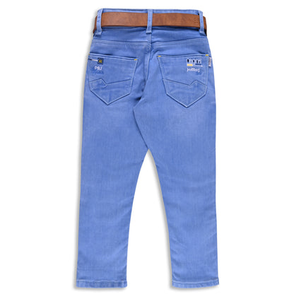 Boys Denim Printed Regular Fit Jeans