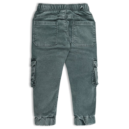 Boys Denim Printed Jogger Fit Jeans