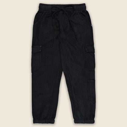 Boys Denim Cargo Trousers