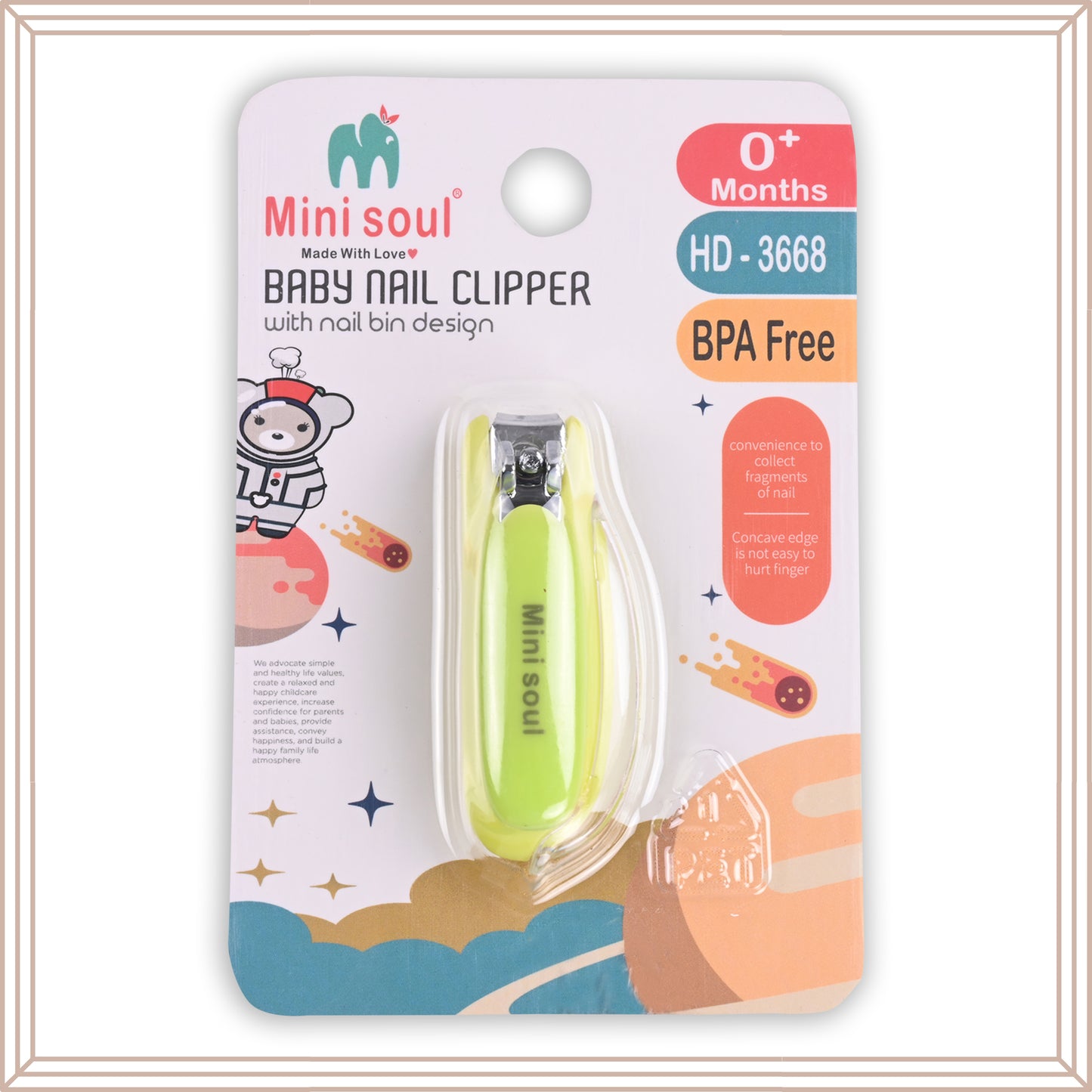 Baby Nail Clipper And Baby Safety Scissors Combo