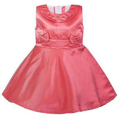 Girls Full Sleeve Solid A-Line Frock Dress