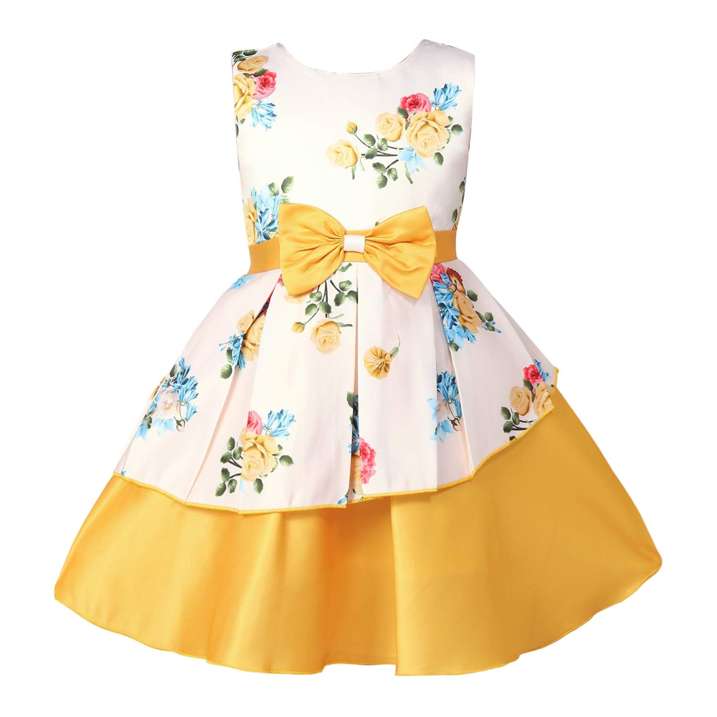 Girls Flower Design Dress