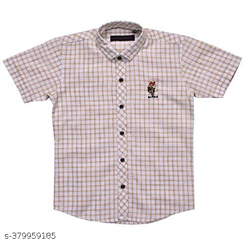 Boys Checkered Short Sleeve Shirt - st5013a