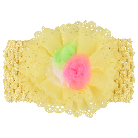 Baby Headband_Yellow -  Wish Karo Dresses