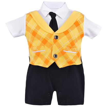 Wish Karo Baby Boys Rompers-(bt100ylw)