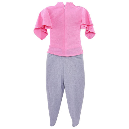 Wish Karo Girls Top and Pant Clothing Set-(csl274bpk)