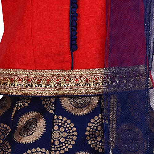 Girl's Stitched Ghaghara Choli