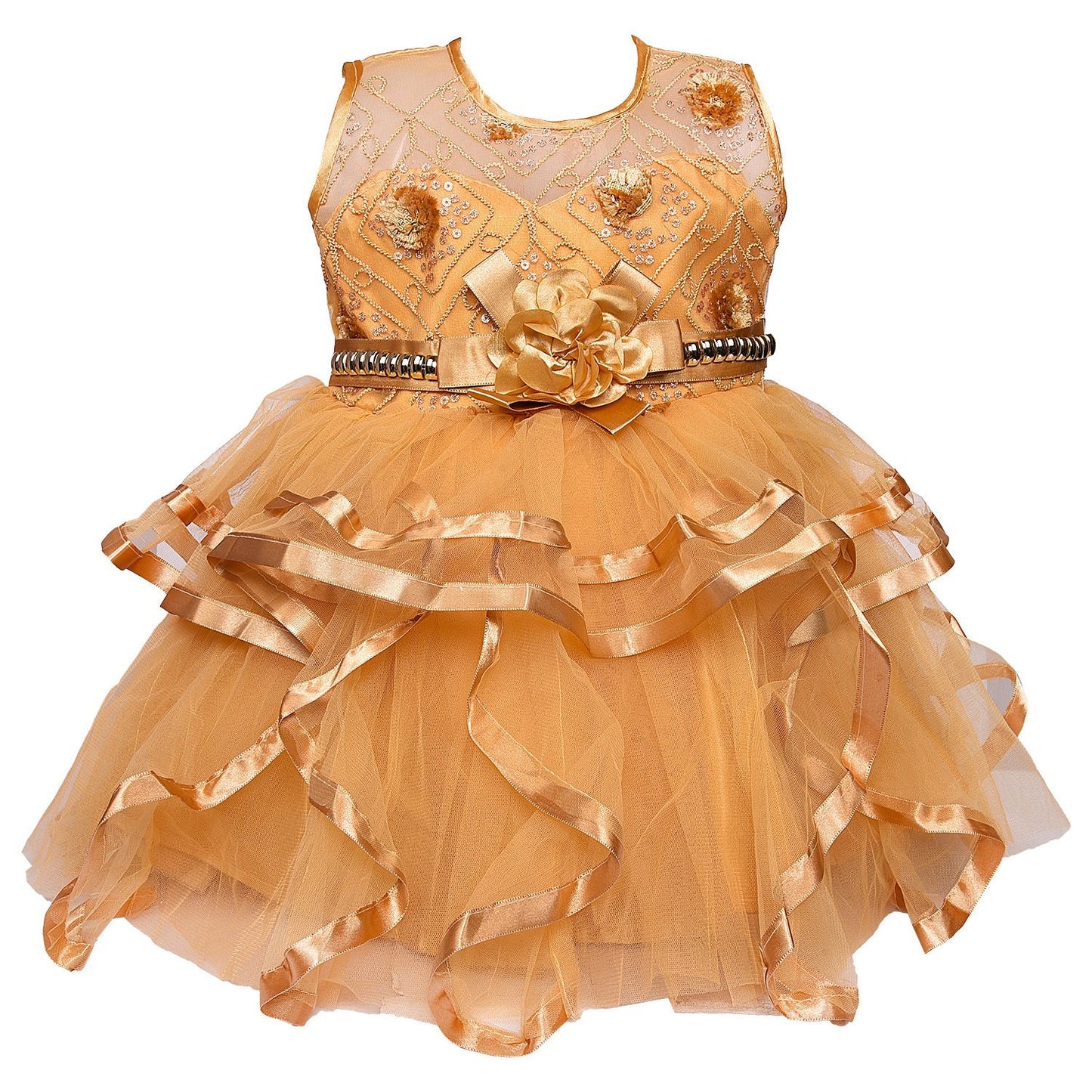 Baby Girls Party Wear Frock Dress Fe2503 -  Wish Karo Dresses