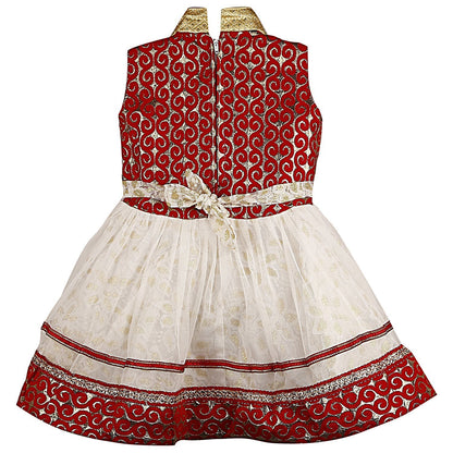 Baby Girls Party Wear Frock Dress Fr806rnw -  Wish Karo Dresses