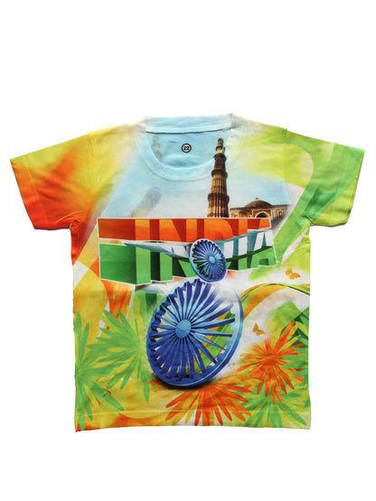 Wish Karo | Boys India Tshirt Multi-Color