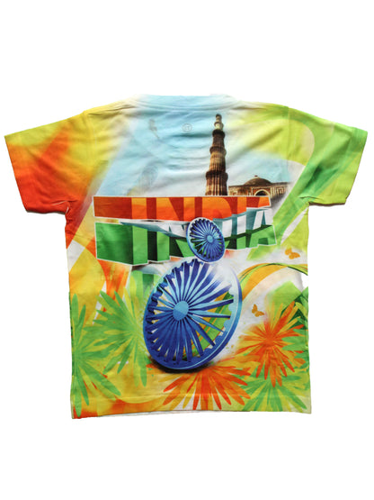 Wish Karo | Boys India Tshirt Multi-Color