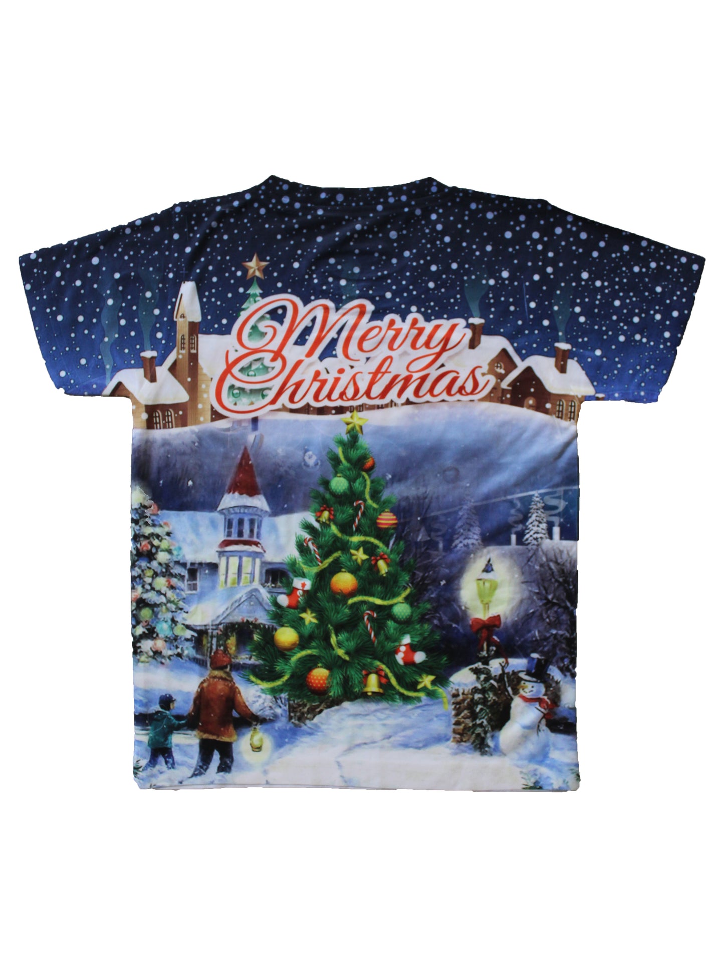 Wish Karo | Boys Santa Claus Tshirt Multi-Color