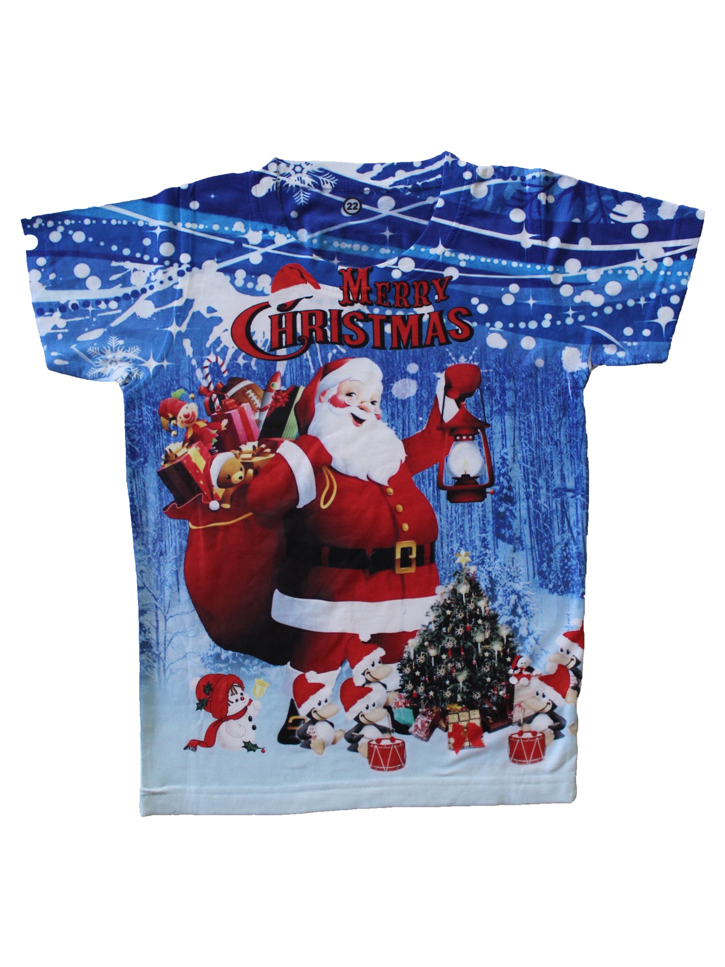 Wish Karo | Boys Merry Christmas Tshirt Multi_Color