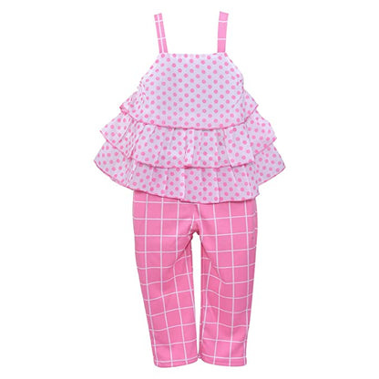 Wish Karo Baby Girls Top and Pant Dress For Girls-(csl288pnknw)