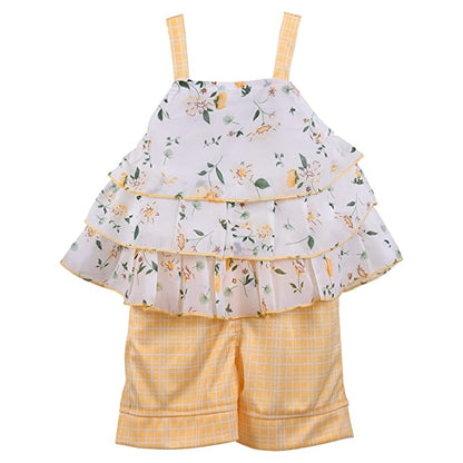 Wish Karo Baby Girls Top and Shorts Dress for Girls-(csl289y)