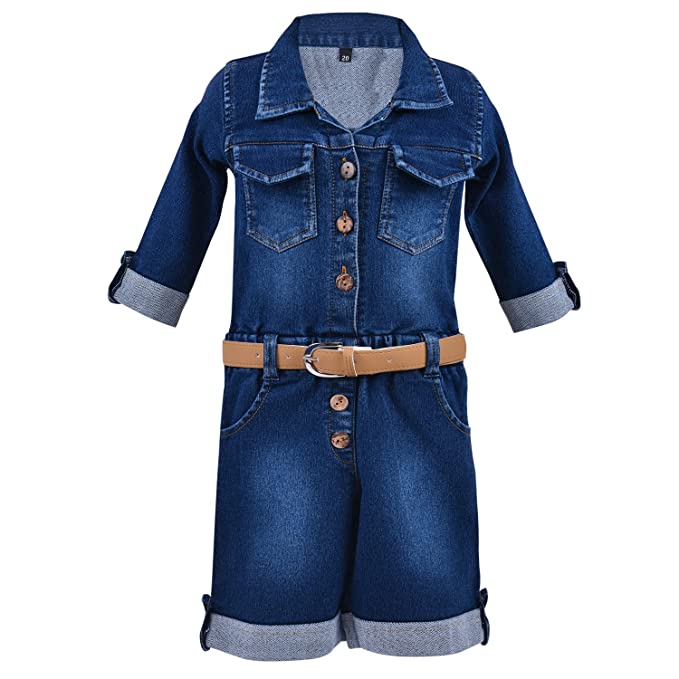 Wish Karo Baby Girls Jumpsuit for Girls-(csl300nb)