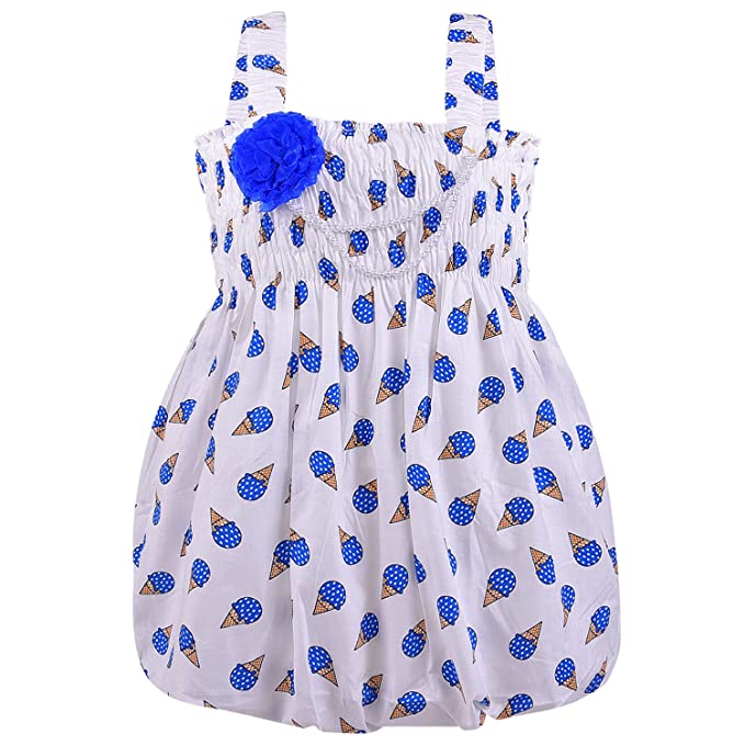 Wish Karo Baby Girls Frocks Dress-(csl331blu)