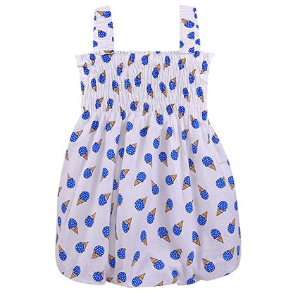 Wish Karo Baby Girls Frocks Dress-(csl331blu)