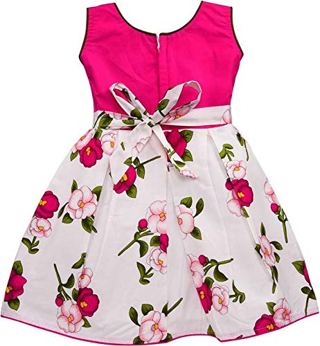 Wish Karo Baby Girls Frock Cotton Dress-(ctn282rd)