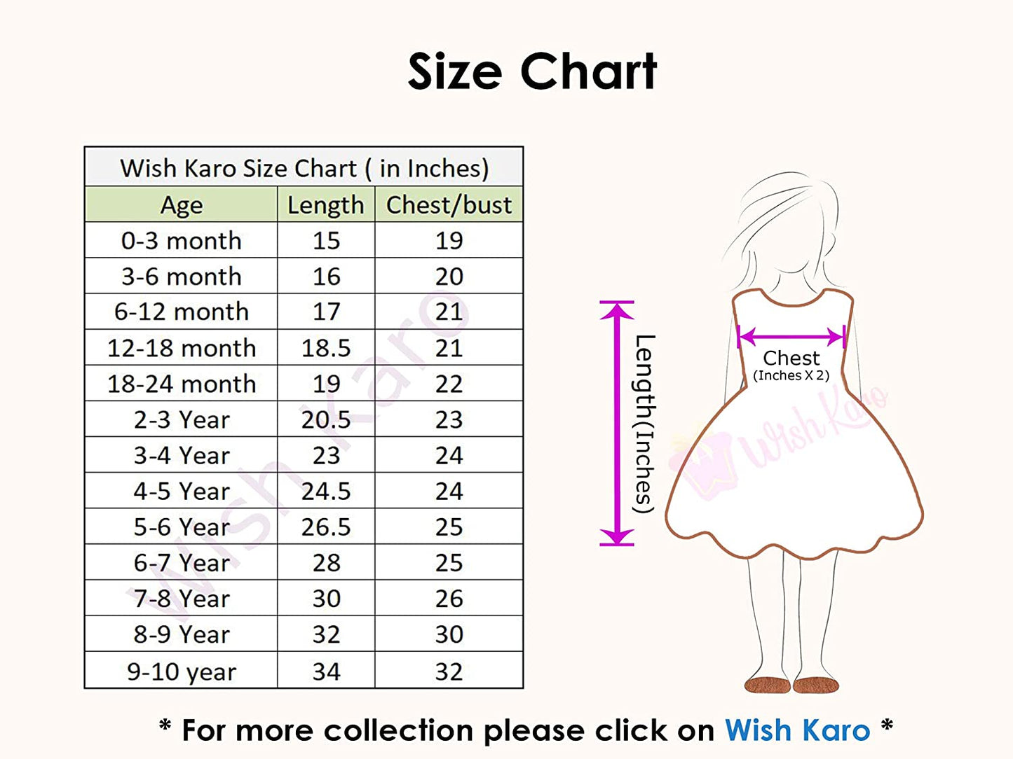 Wish Karo Baby Girls Partywear Frocks Dress For Girls (fe2689wht)