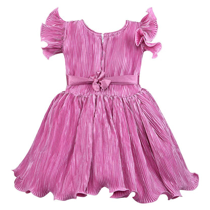 Wish Karo Baby Girls Partywear Frocks Dress For Girls (fe2789pnk)