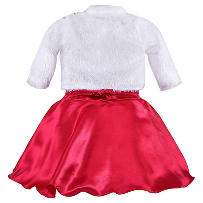 Girls Party Wear Frock Dress With Jacket