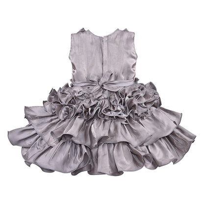 Wish Karo Baby Girls Birthday Dress Frock (fe2921gry)