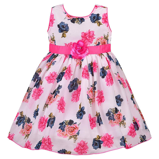 Wish Karo Baby Girls Partywear Dress Frocks For Girls (fe85pnk)