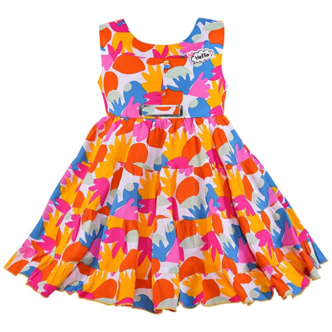 Wish Karo Baby Girls Frocks Dress-(rna006org)