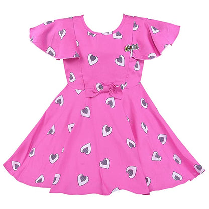 Wish Karo Baby Girls Frocks Dress-(rna010pnk)