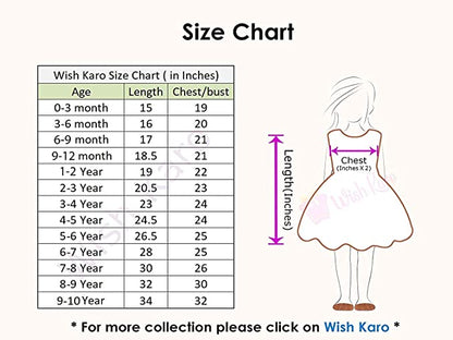 Wish Karo Baby Girls Frocks Dress-(rna012bpnk)