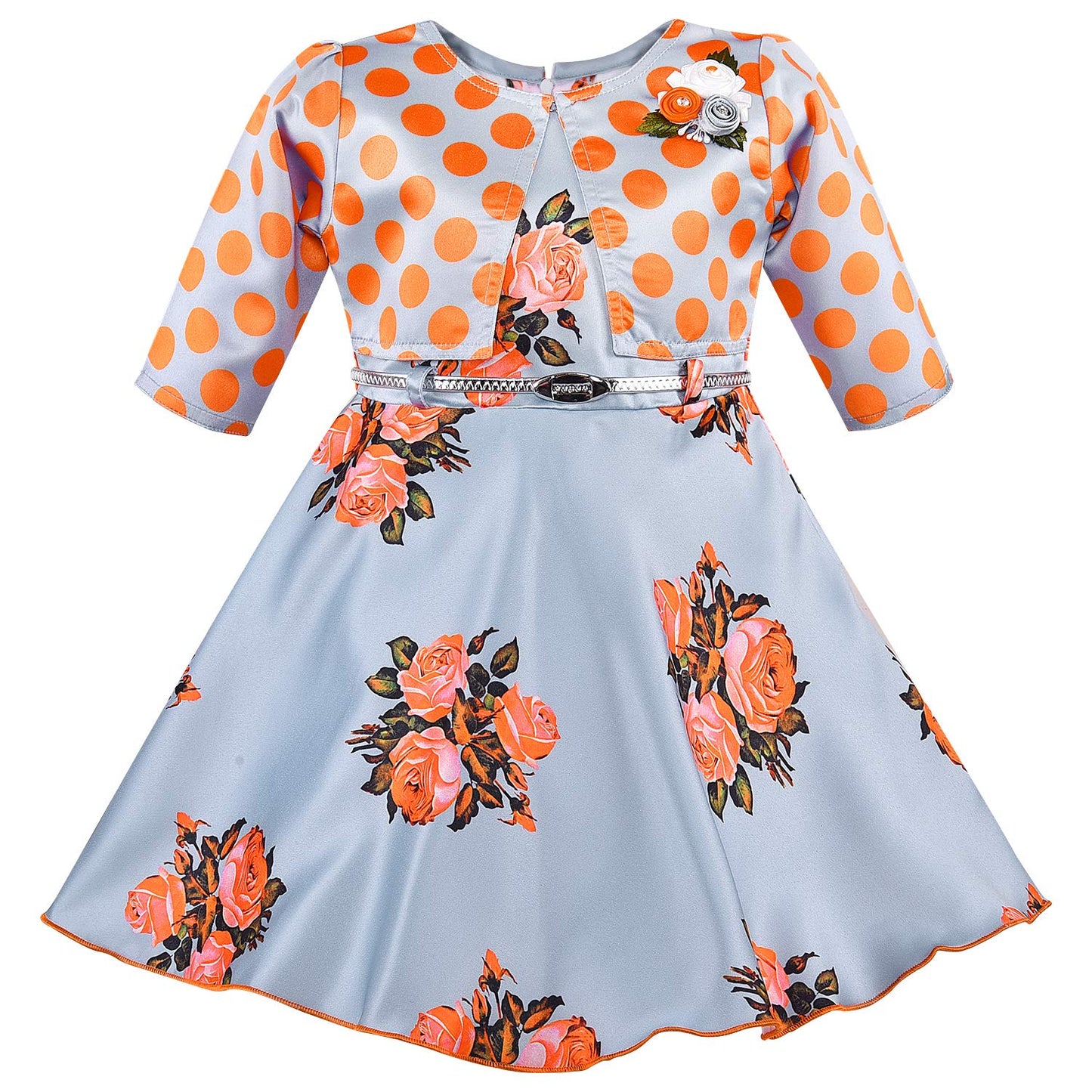 Wish Karo Baby Girls Birthday Frock Dress (stn763org)