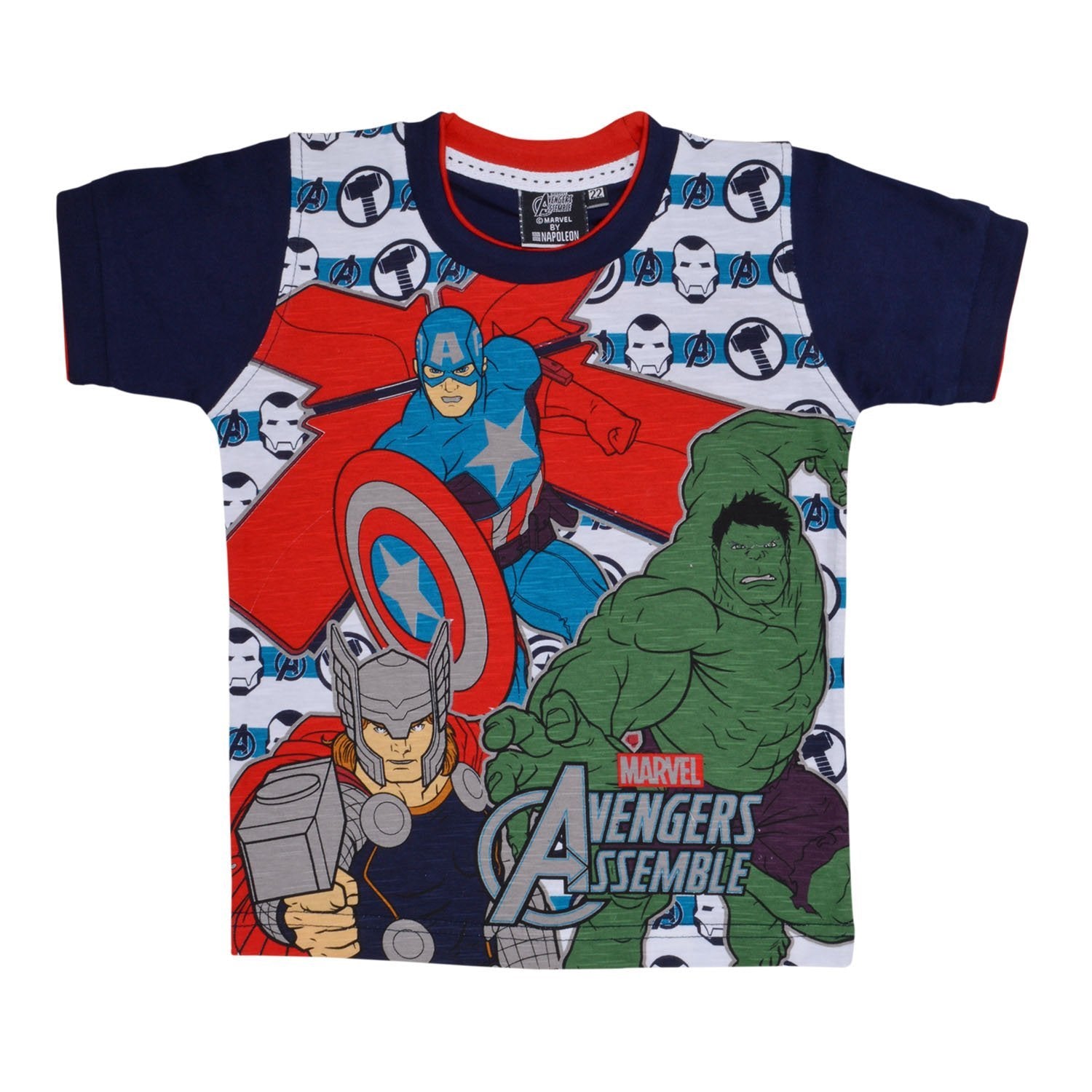 Boys  Marvel Team Tshirt- red -  Wish Karo Dresses